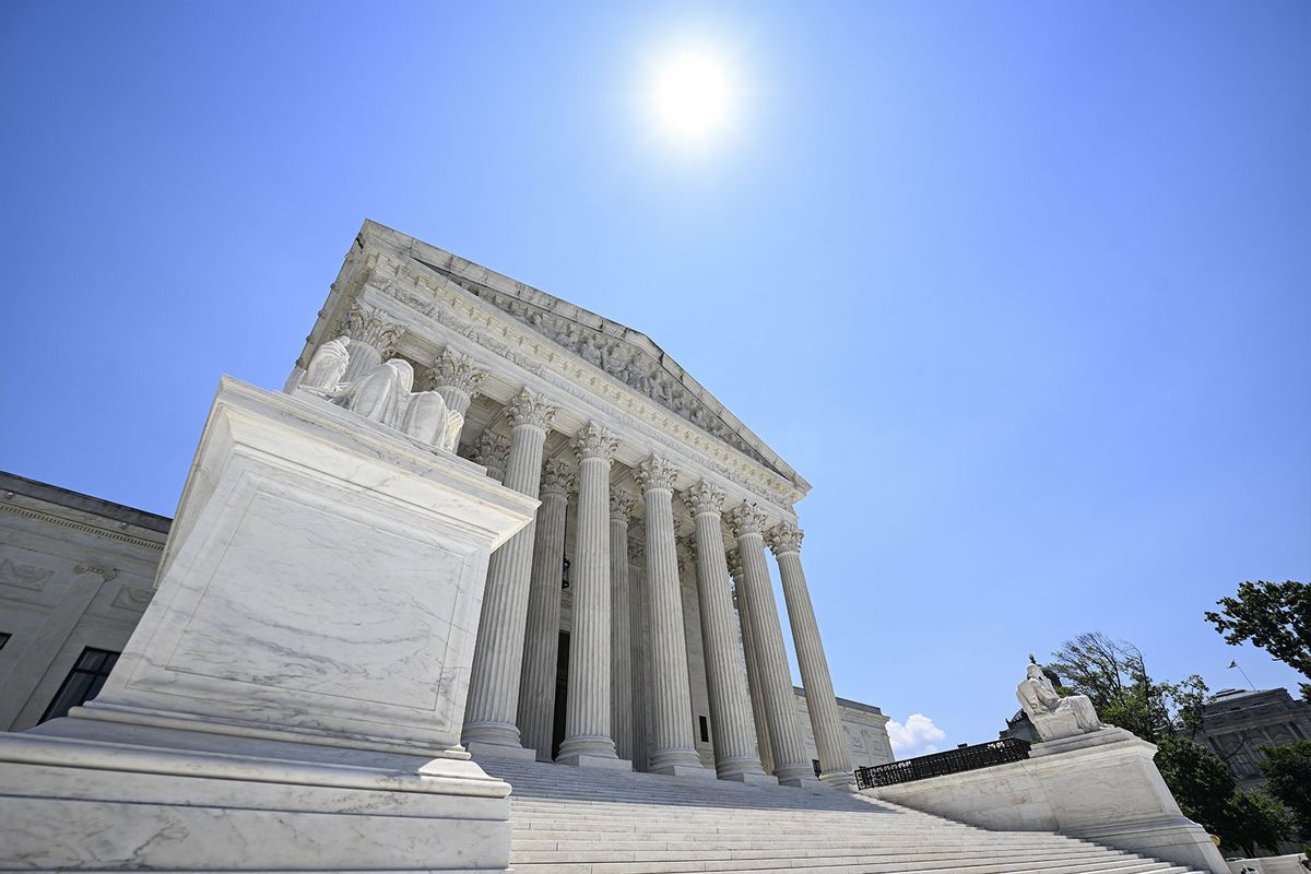 The Supreme Court of the United States building is seen in Washington D.C., United States on June 13, 2024. (Celal Gunes/Anadolu via Getty Images)