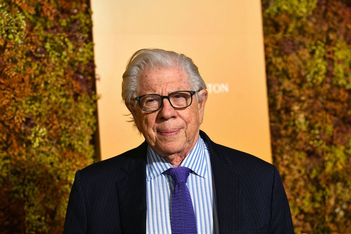 US journalist Carl Bernstein arrives for the Wall Street Journal Magazine 2023 Innovator Awards at the Museum of Modern Art in New York City on November 1, 2023. (ANDREA RENAULT/AFP via Getty Images)