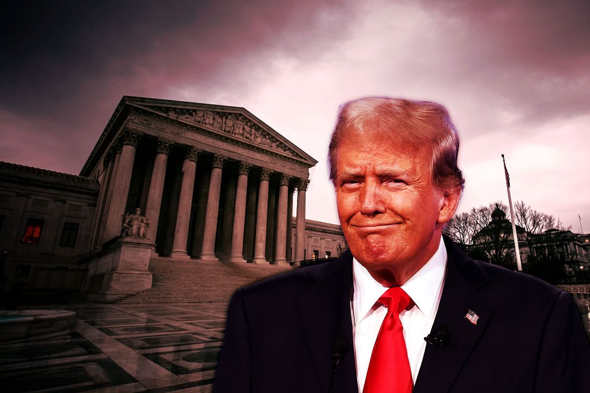 Donald Trump | US Supreme Court building (Photo illustration by Salon/Getty Images)