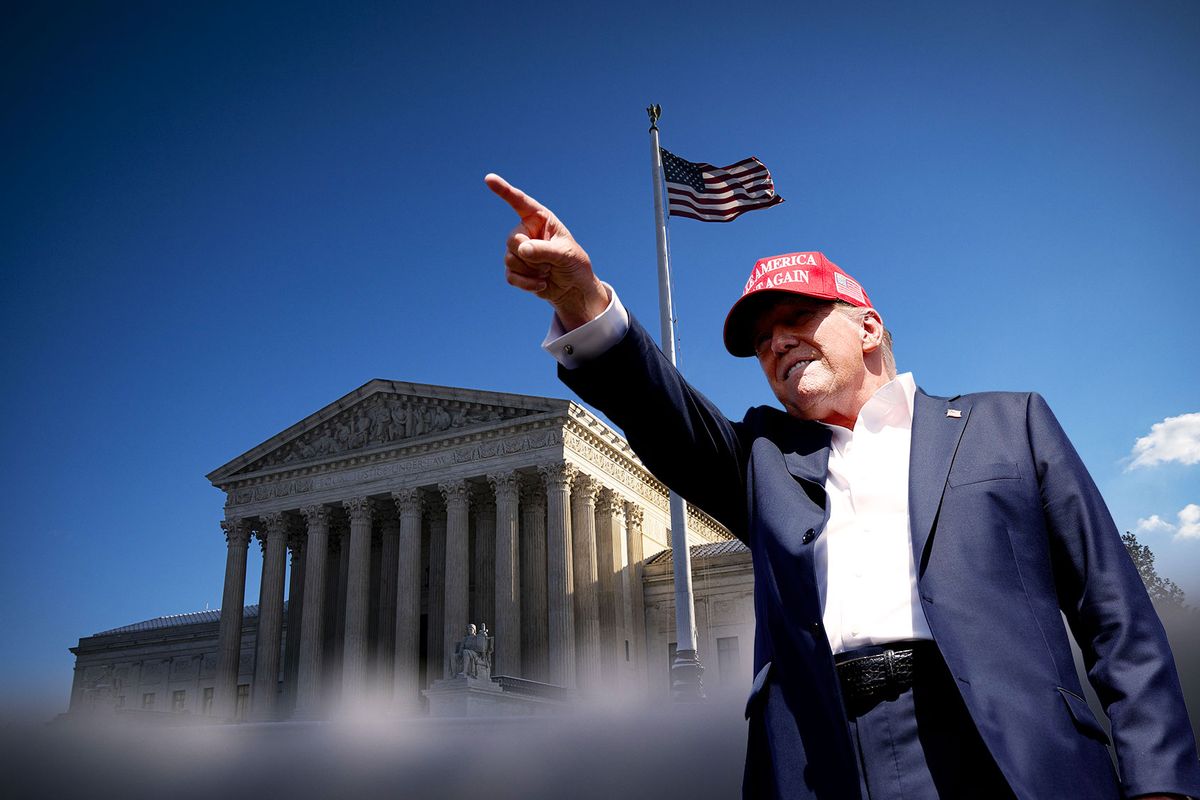 Donald Trump | The U.S. Supreme Court Building (Photo illustration by Salon/Getty Images)