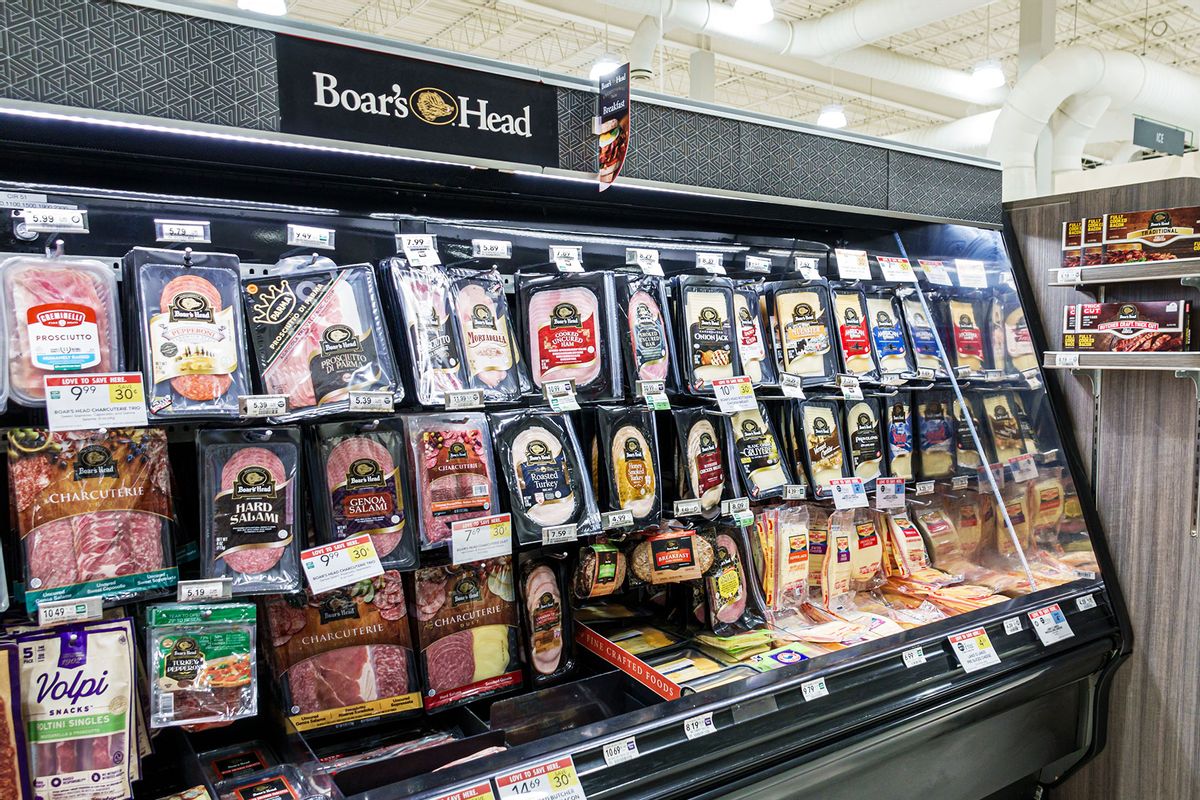 Boar's Head deli meats display at a Publix grocery store in Athens, Georgia. (Jeffrey Greenberg/Universal Images Group via Getty Images)