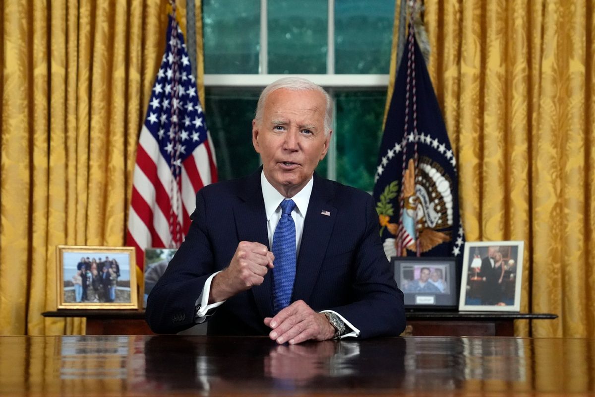 Biden addresses decision to “pass the torch,” in Oval Office address