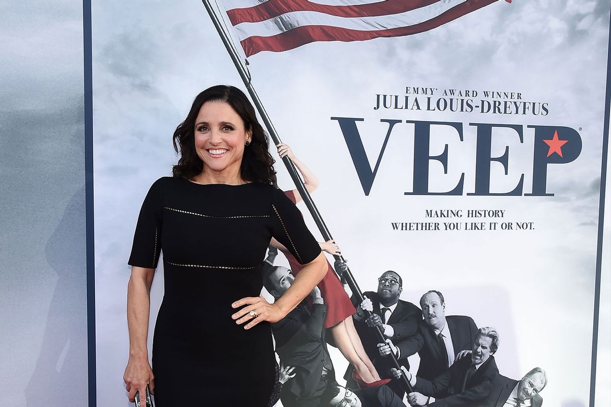 Actress Julia Louis-Dreyfus arrives at HBO's "Veep" FYC Event at the Saban Media Center on May 25, 2017 in North Hollywood, California. (Amanda Edwards/WireImage/Getty Images)