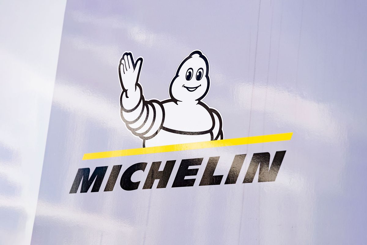 Michelin logo (Xisco Navarro Pardo/SOPA Images/LightRocket via Getty Images)