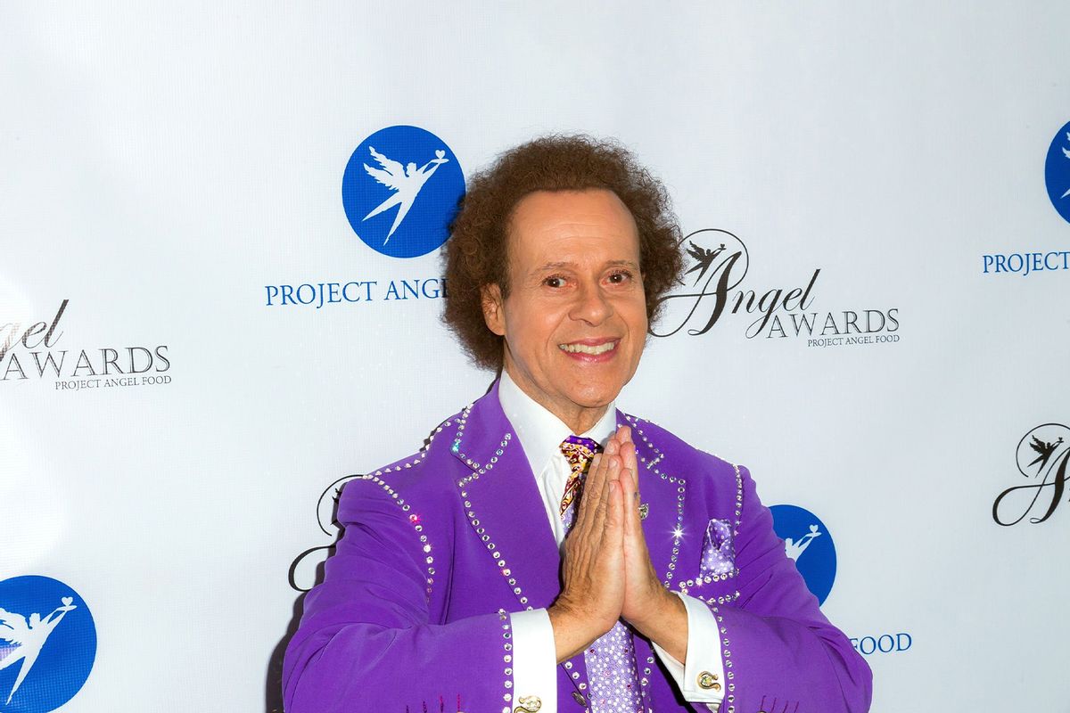 TV personality Richard Simmons arrives at Project Angel Food's Annual Angel Awards 2013 honoring Jane Lynch at Project Angel Food on August 10, 2013 in Los Angeles, California. (Rodrigo Vaz/FilmMagic/Getty Images/)