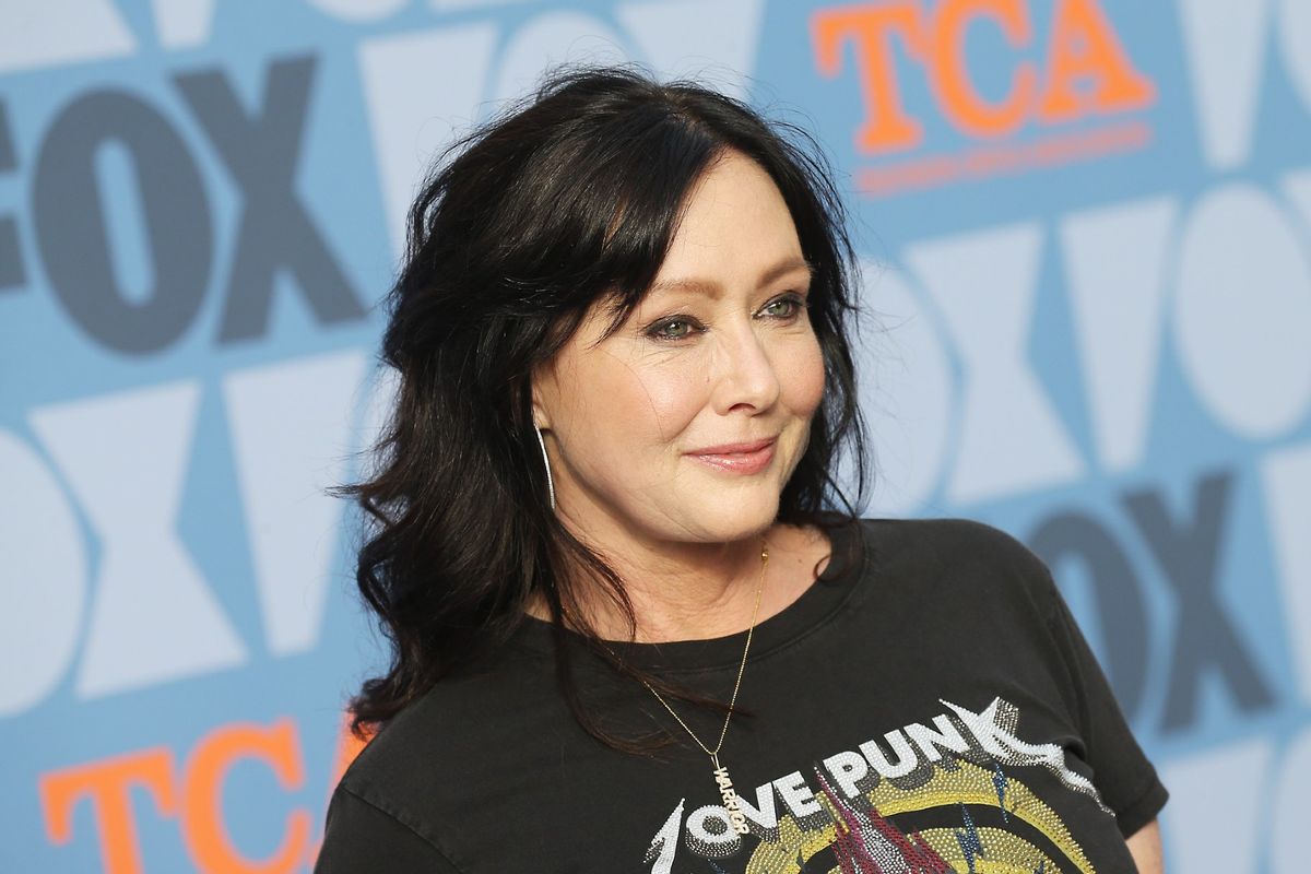 Shannen Doherty attends the FOX Summer TCA 2019 All-Star Party at Fox Studios on August 7, 2019 in Los Angeles. (MICHAEL TRAN/AFP via Getty Images)