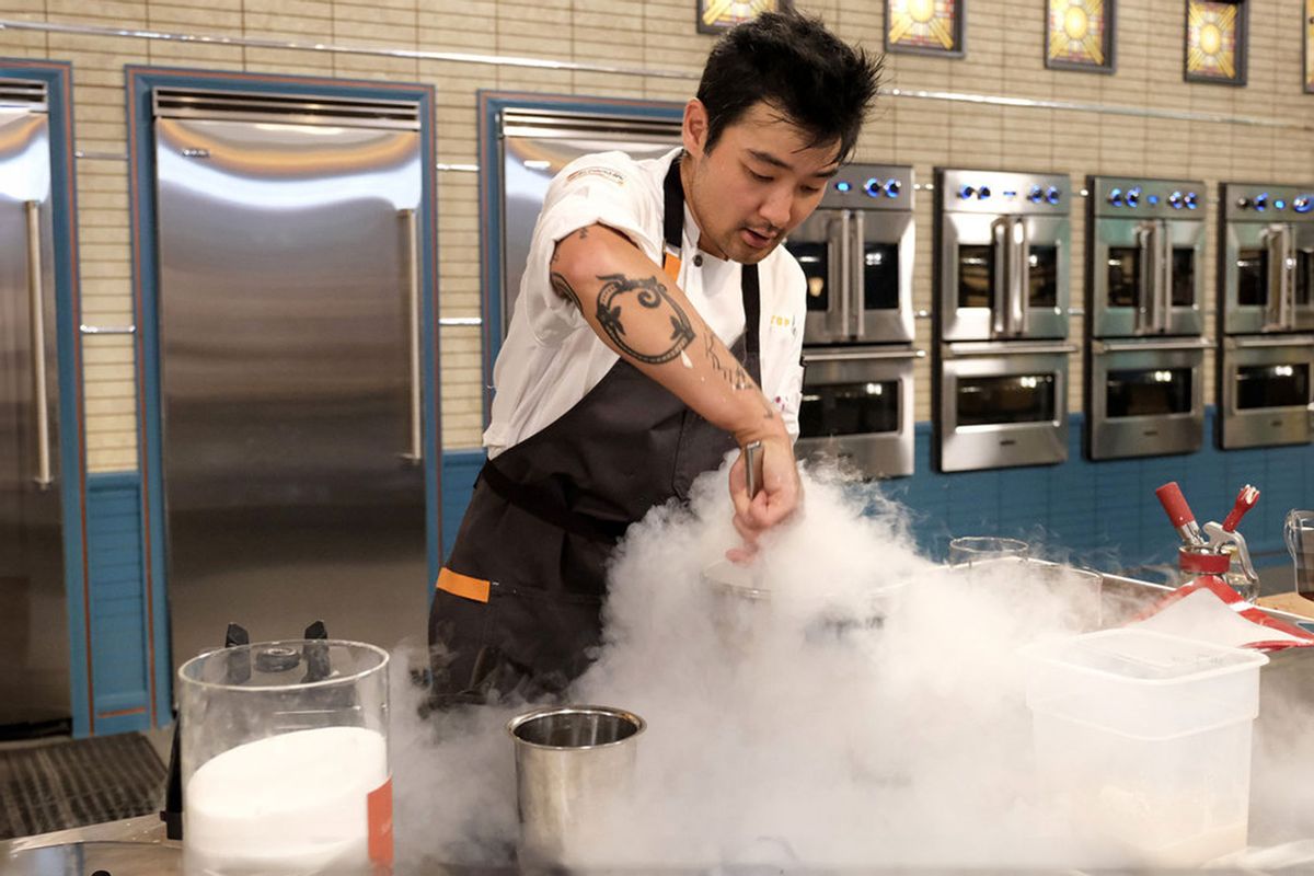 Soo Ahn on "Top Chef" (David Moir/Bravo)