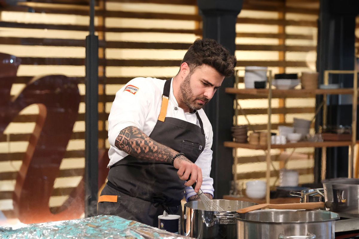 Kevin D'Andrea on "Top Chef" (David Moir/Bravo)