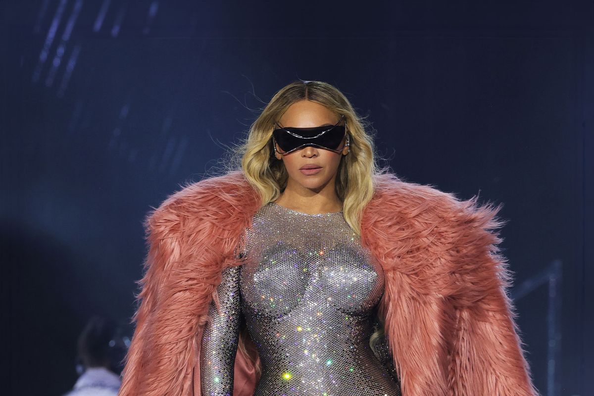 Beyoncé performs onstage during the "RENAISSANCE WORLD TOUR" at MetLife Stadium on July 29, 2023 in East Rutherford, New Jersey. (Kevin Mazur/WireImage for Parkwood/Getty Images)