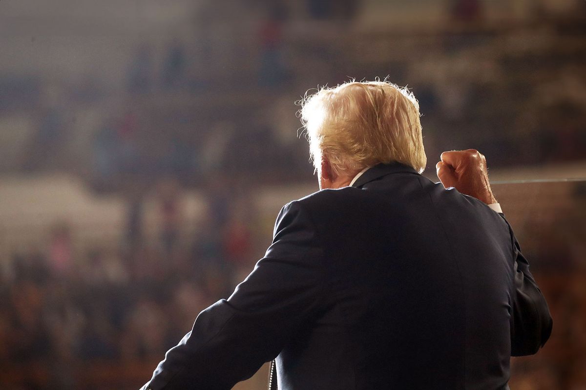 Former President Donald Trump speaks at a campaign appearance on July 31, 2024 in Harrisburg, Pennsylvania. (Spencer Platt/Getty Images)