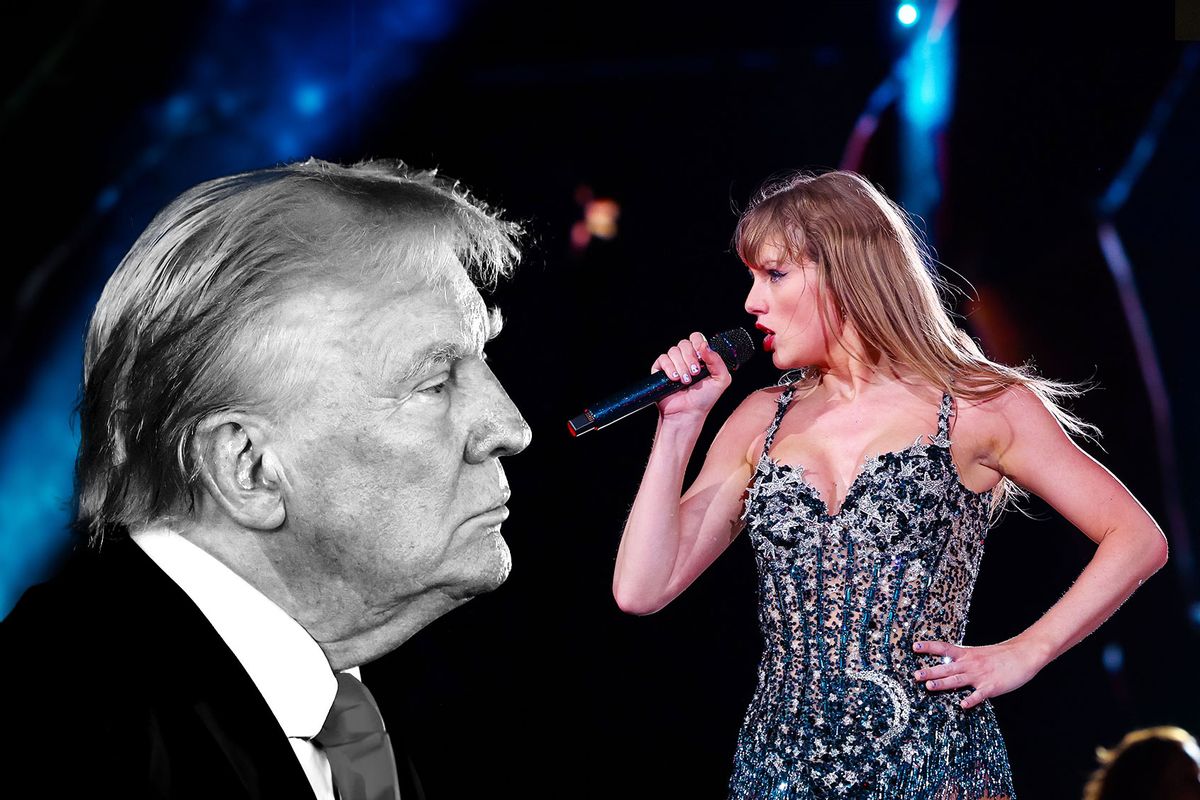 Donald Trump and Taylor Swift (Photo illustration by Salon/Getty Images)