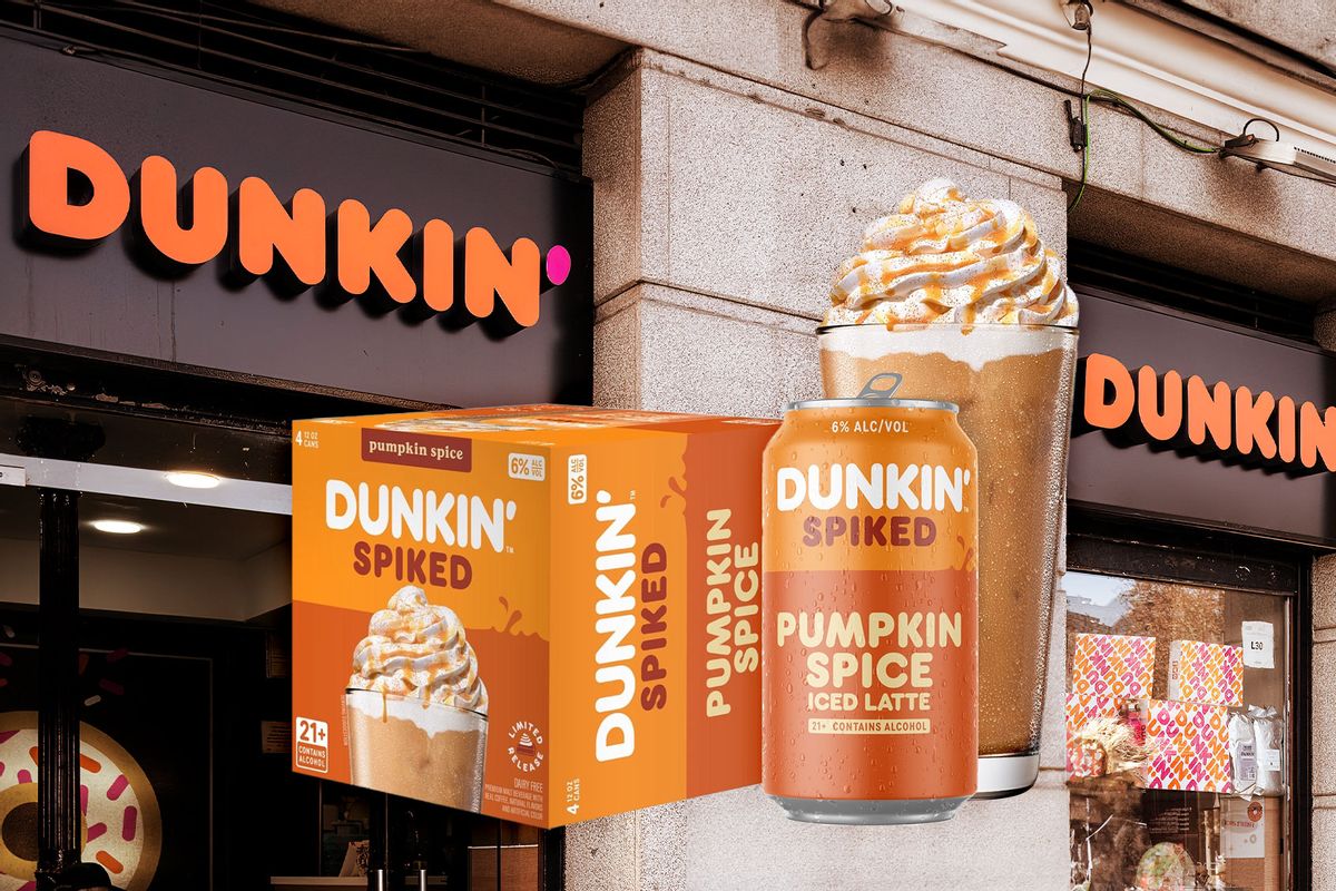 Dunkin' Spiked Pumpkin Spice Iced Latte (Photo illustration by Salon/Dunkin'/Getty Images)