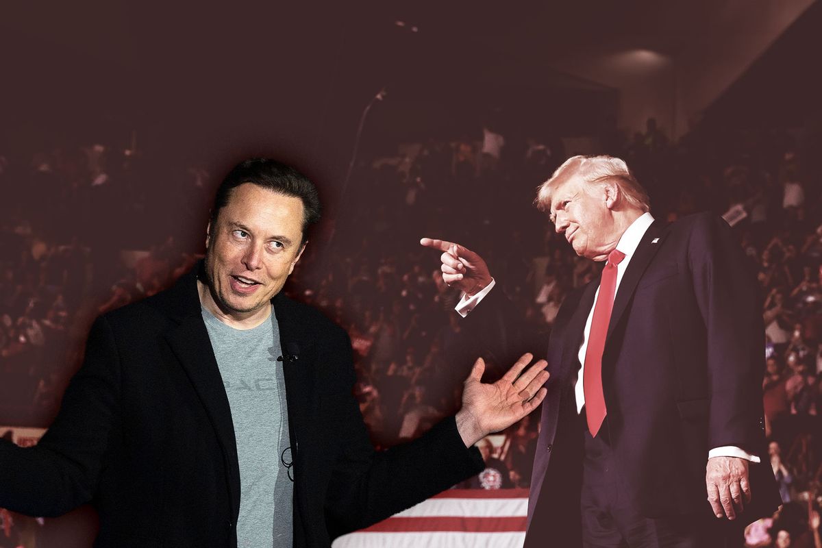 Elon Musk and Donald Trump (Photo illustration by Salon/Getty Images)