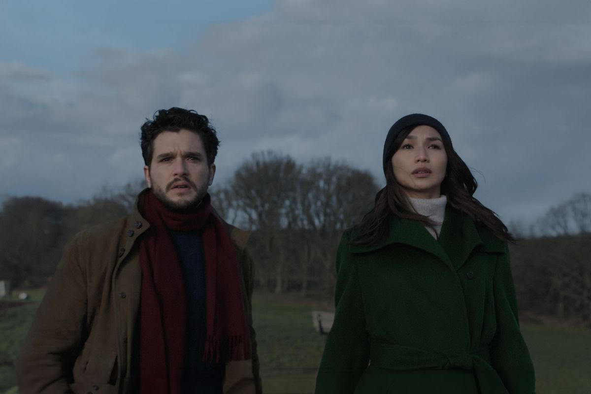 Dane Whitman (Kit Harington) and Sersi (Gemma Chan) in "Eternals" (Photo courtesy of Marvel Studios)