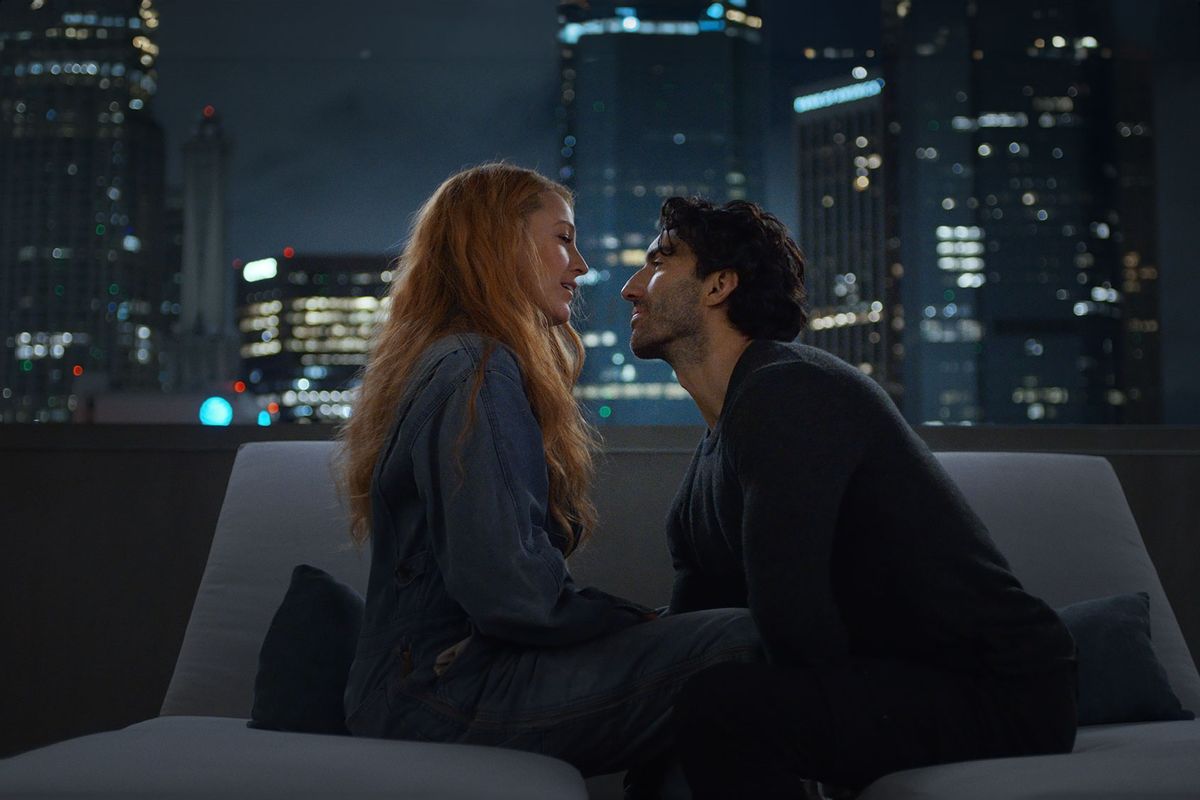 Blake Lively and Justin Baldoni in "It Ends With Us" (Courtesy of Sony Pictures Entertainment)