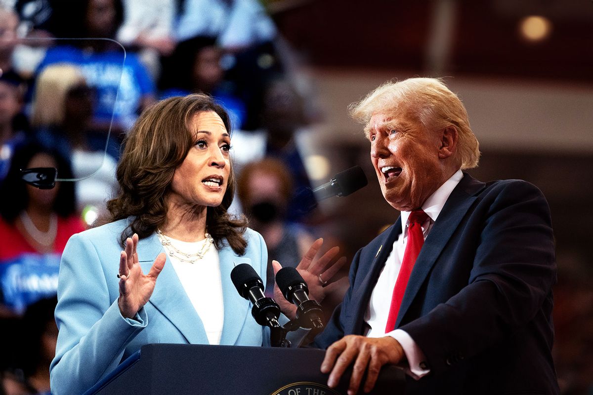 Kamala Harris and Donald Trump (Photo illustration by Salon/Getty Images)