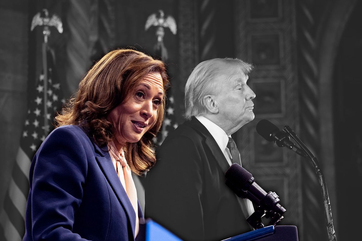 Kamala Harris and Donald Trump (Photo illustration by Salon/Getty Images)