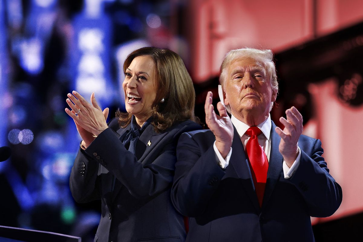 Kamala Harris VS Donald Trump (Photo illustration by Salon/Getty Images)