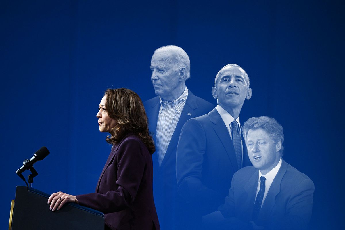 Kamala Harris, Joe Biden, Barack Obama and Bill Clinton (Photo illustration by Salon/Getty Images)