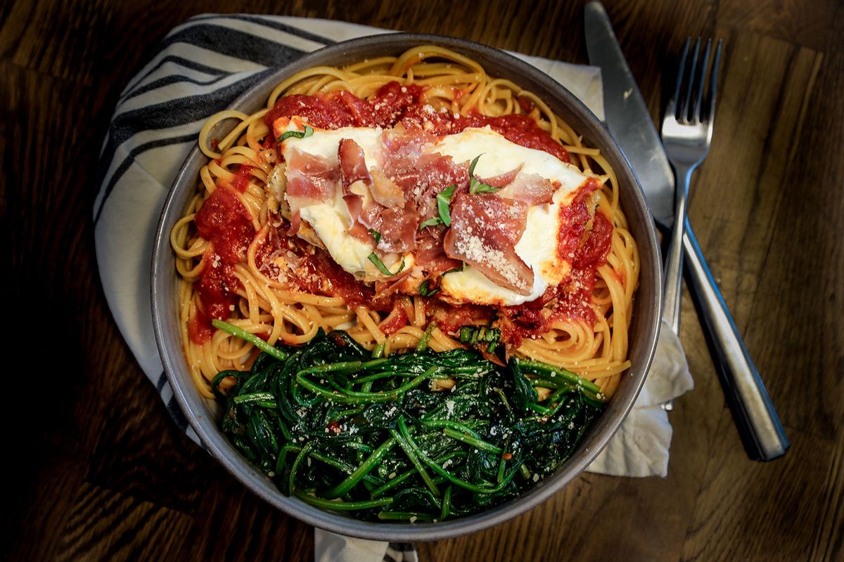 One Pan Chicken Prosciutto Parmigiana (Photo courtesy of Rao's Homemade)