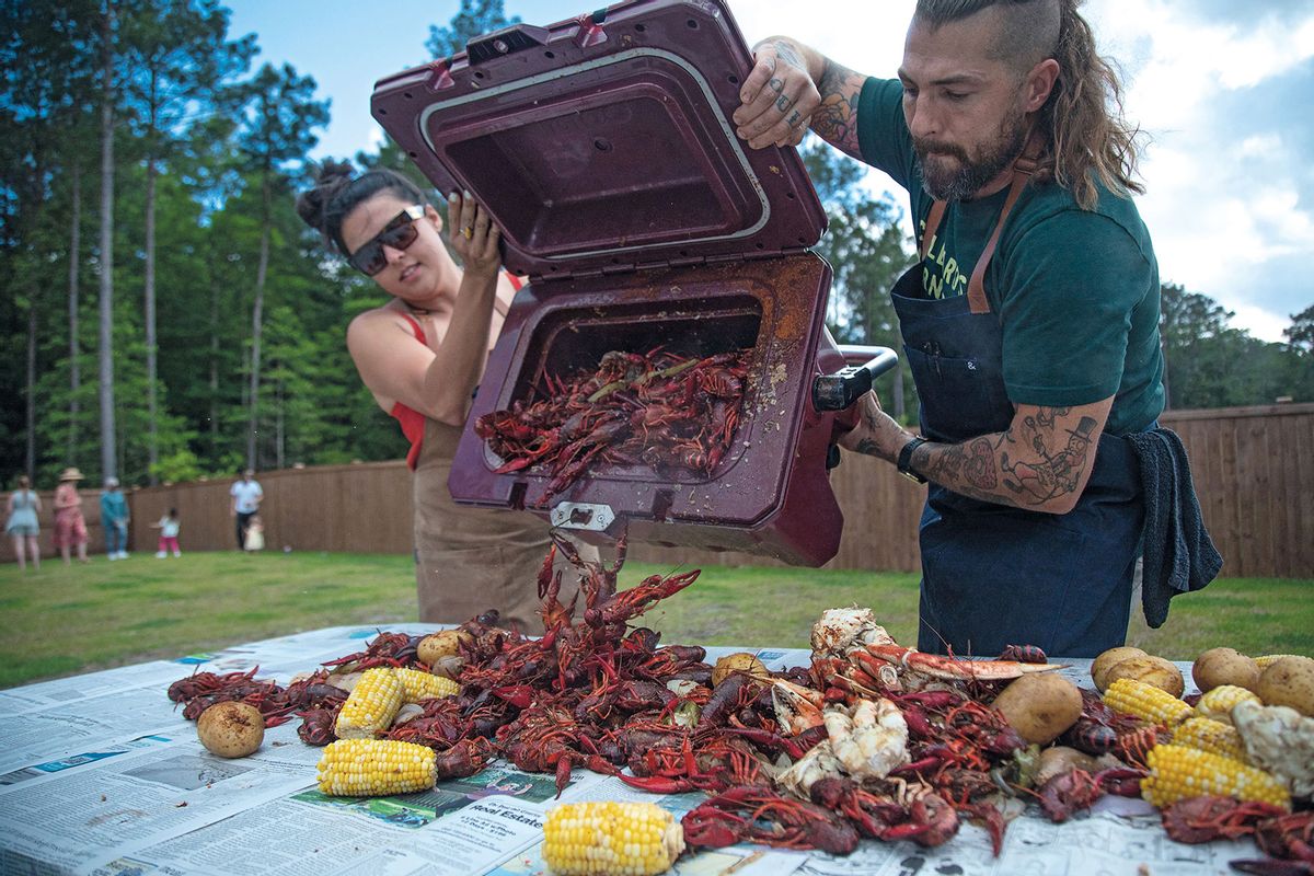 Backyard Boil (Photo courtesy of Ziv Sade and Sammy Monsour)