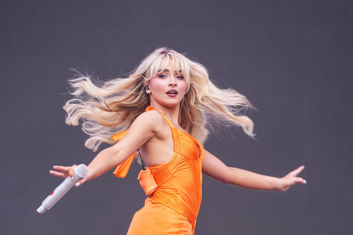 Sabrina Carpenter during the BBC Radio1 Big Weekend at Stockwood Park, Luton. Picture date: Sunday May 26, 2024. (Ian West/PA Images via Getty Images)