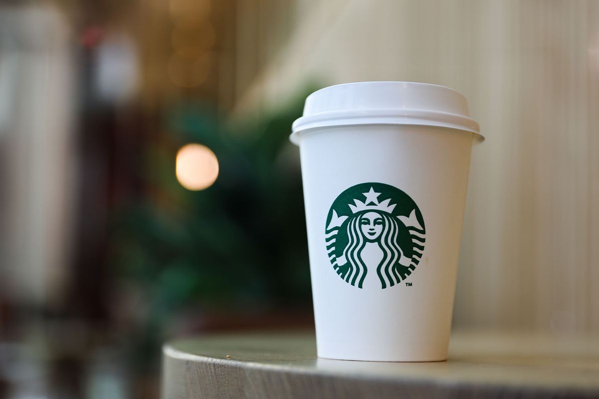 Starbucks Coffee cup (Jakub Porzycki/NurPhoto via Getty Images)