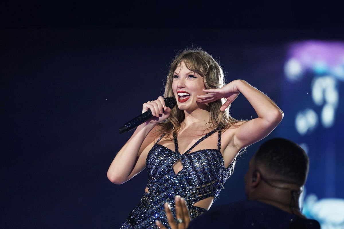 Taylor Swift performs onstage during "Taylor Swift | The Eras Tour" at Olympiastadion on July 27, 2024 in Munich, Germany. (Thomas Niedermueller/TAS24/Getty Images for TAS Rights Management)