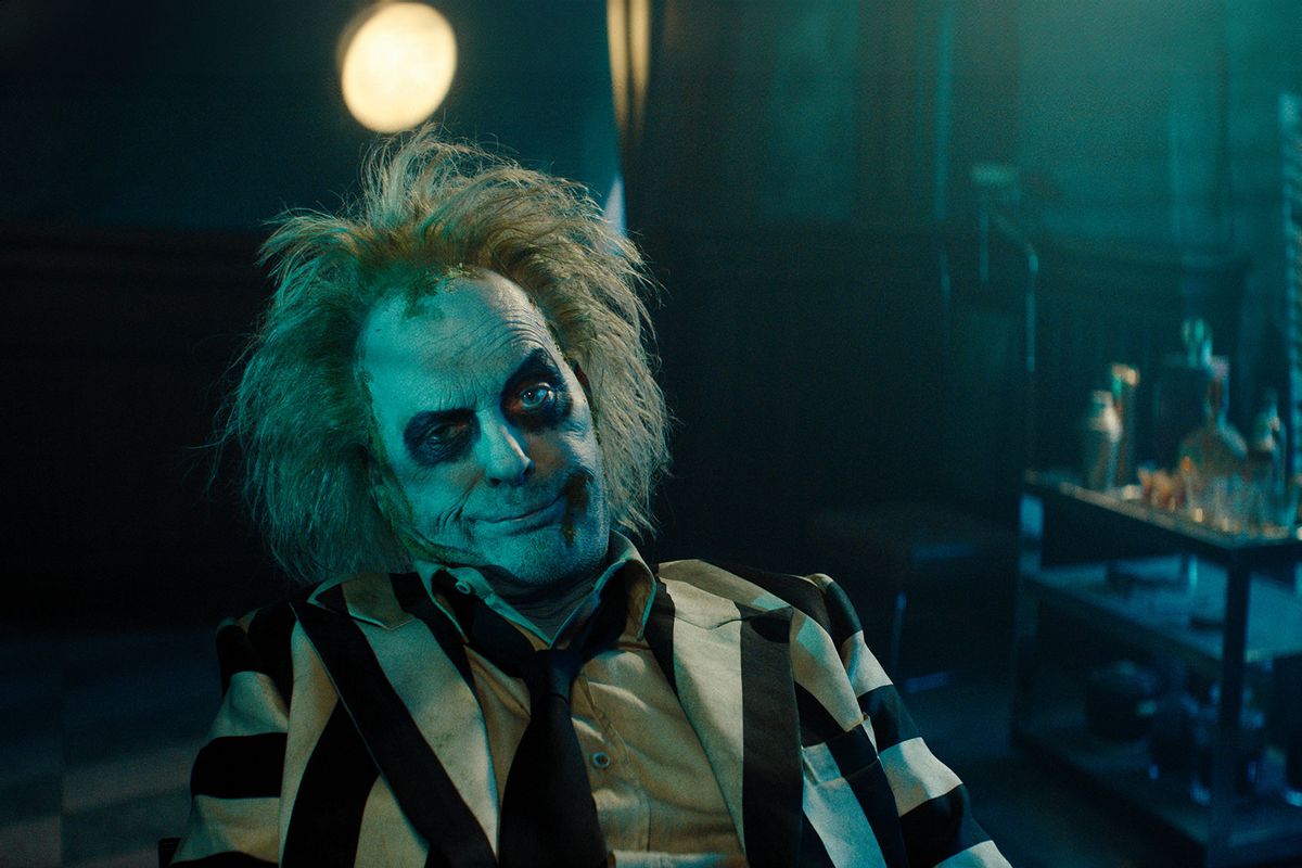 Michael Keaton as Beetlejuice in "Beetlejuice Beetlejuice" (Courtesy of Warner Bros. Pictures)