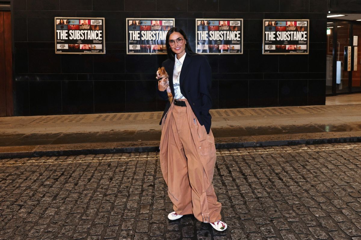 Demi Moore attends a special screening and Q&A for "The Substance", presented by MUBI, at The Curzon Mayfair on September 25, 2024, in London, England. (Dave Benett/Getty Images for MUBI)