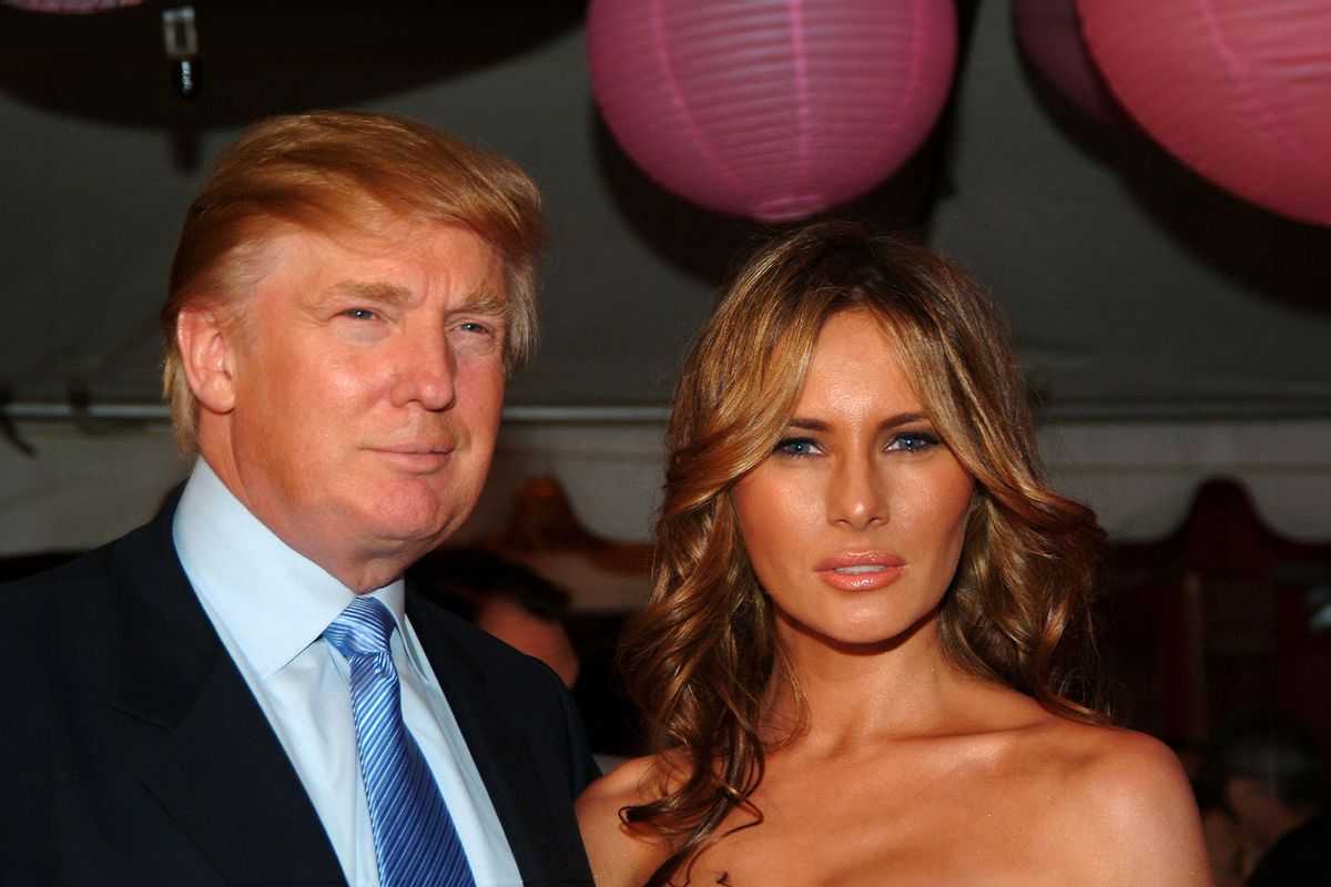 Donald Trump and Melania Trump during Martha Graham Dance Company Opening Night Gala - Inside Arrivals at Tavern On The Green in New York City, New York, United States. (Desiree Navarro/FilmMagic/Getty Images)