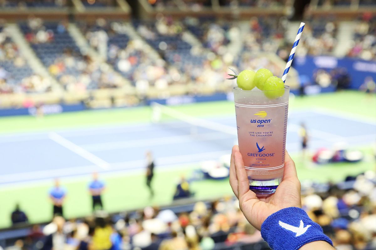 Grey Goose Honey Deuce cocktails are served as Grey Goose toasts to the 2019 US Open at Arthur Ashe Stadium on September 02, 2019 in New York City. (Monica Schipper/Getty Images for Grey Goose)