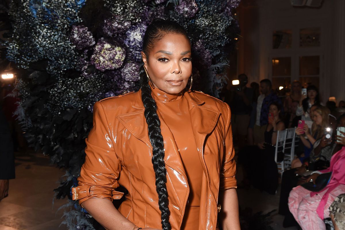 Janet Jackson at the Christian Siriano Spring 2024 Ready To Wear Fashion Show at the Pierre Hotel on September 8, 2023 in New York, New York. (Gilbert Flores/WWD via Getty Images)