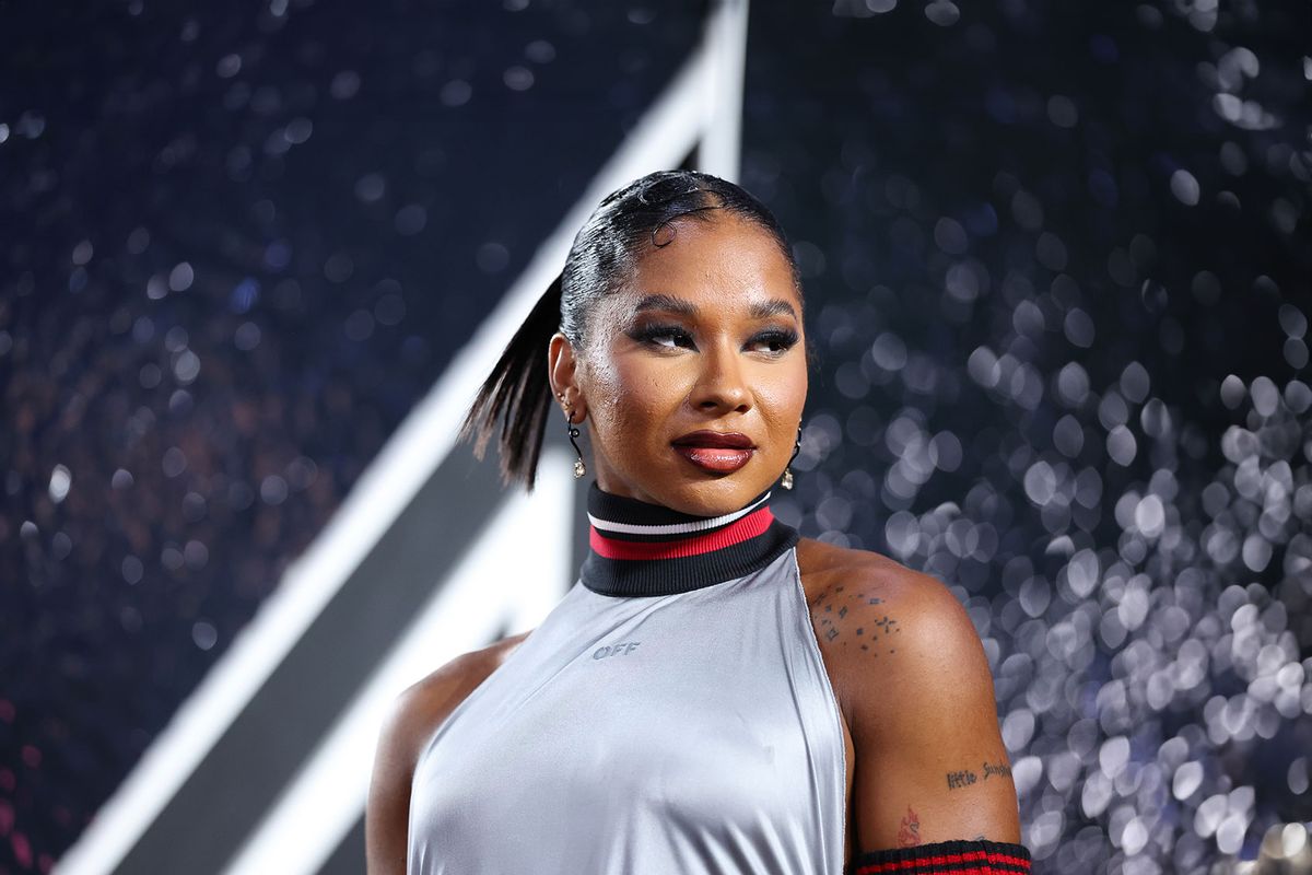 Jordan Chiles attends the 2024 MTV Video Music Awards at UBS Arena on September 11, 2024 in Elmont, New York. (Mike Coppola/Getty Images for MTV)