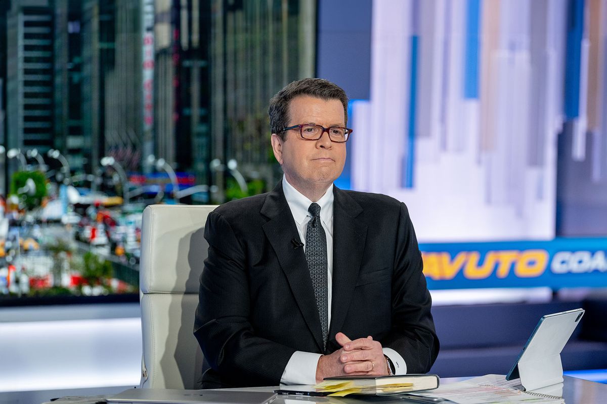 Host Neil Cavuto during a conversation with The Carlyle Group Co-Founder David Rubenstein on "Cavuto Coast To Coast" at Fox Business Network Studios on September 19, 2022 in New York City. (Roy Rochlin/Getty Images)