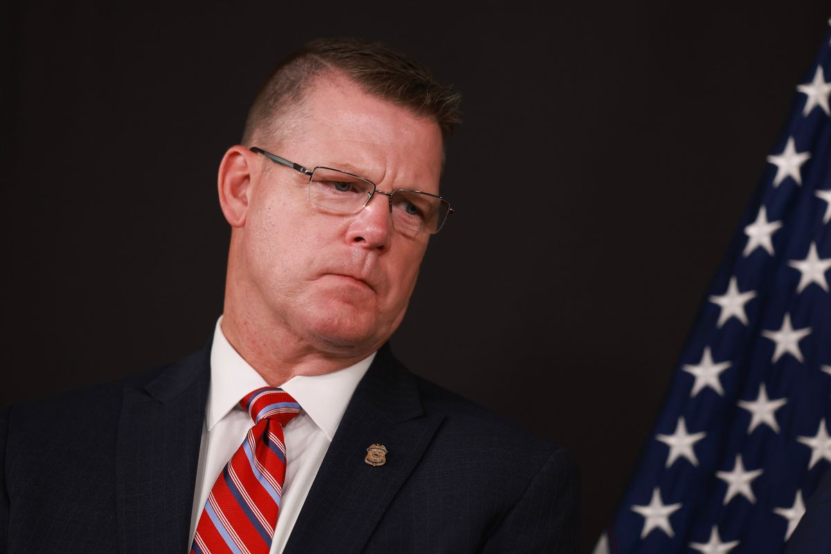 Acting Director Ronald Rowe Jr. of the U.S. Secret Service attends a press conference regarding an apparent assassination attempt on former President Donald Trump on September 16, 2024 in West Palm Beach, Florida. The FBI and U.S. Secret Service, along with the Palm Beach County Sheriff's office, are investigating the incident, which the FBI said "appears to be an attempted assassination of former President Trump" while he was golfing at Trump International Golf Club.  (Photo by Joe Raedle/Getty Images)