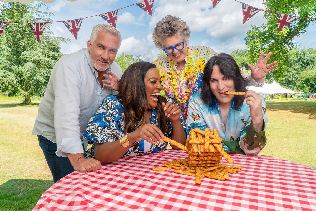 Paul, Alison, Prue & Noel from The Great British Baking Show (Mark Bourdillon/Netflix)