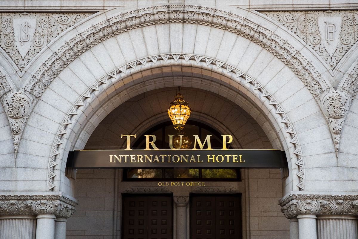 The Trump International Hotel, Washington is pictured before its grand opening October 26, 2016 in Washington, DC. (ZACH GIBSON/AFP via Getty Images)