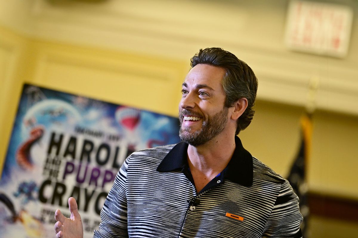 Zachary Levi attends HAROLD AND THE PURPLE CRAYON Library of Congress clips and conversation at Thomas Jefferson Building on July 30, 2024 in Washington, DC. (Shannon Finney/Getty Images for Sony Pictures Entertainment)