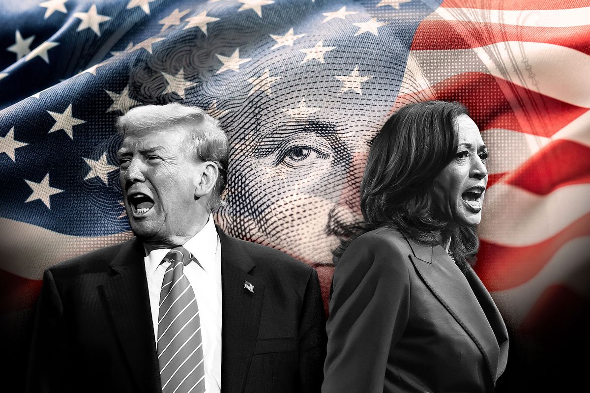 Donald Trump and Kamala Harris (Photo illustration by Salon/Getty Images)