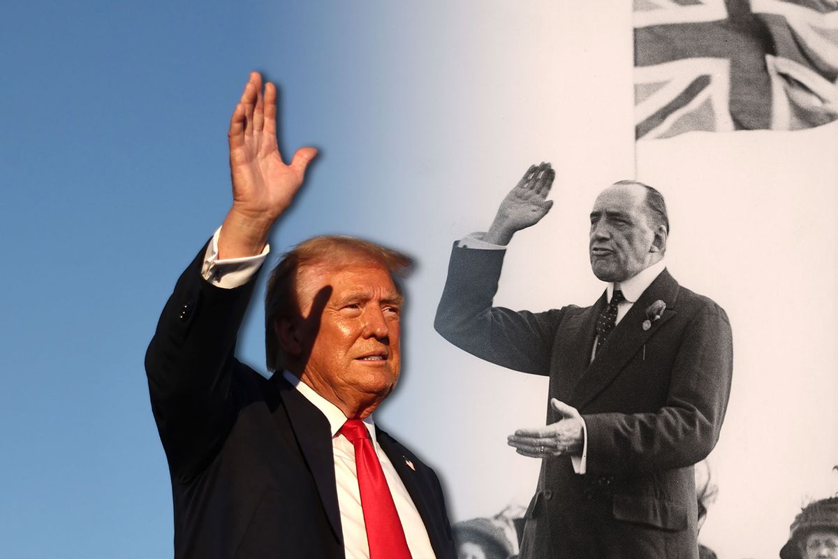 Donald Trump and Irish unionist politician Sir Edward Carson (Photo illustration by Salon/Getty Images)