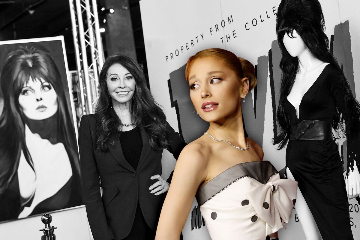 Cassandra Peterson (better know as Elvira) and Ariana Grande (Photo illustration by Salon/Getty Images)