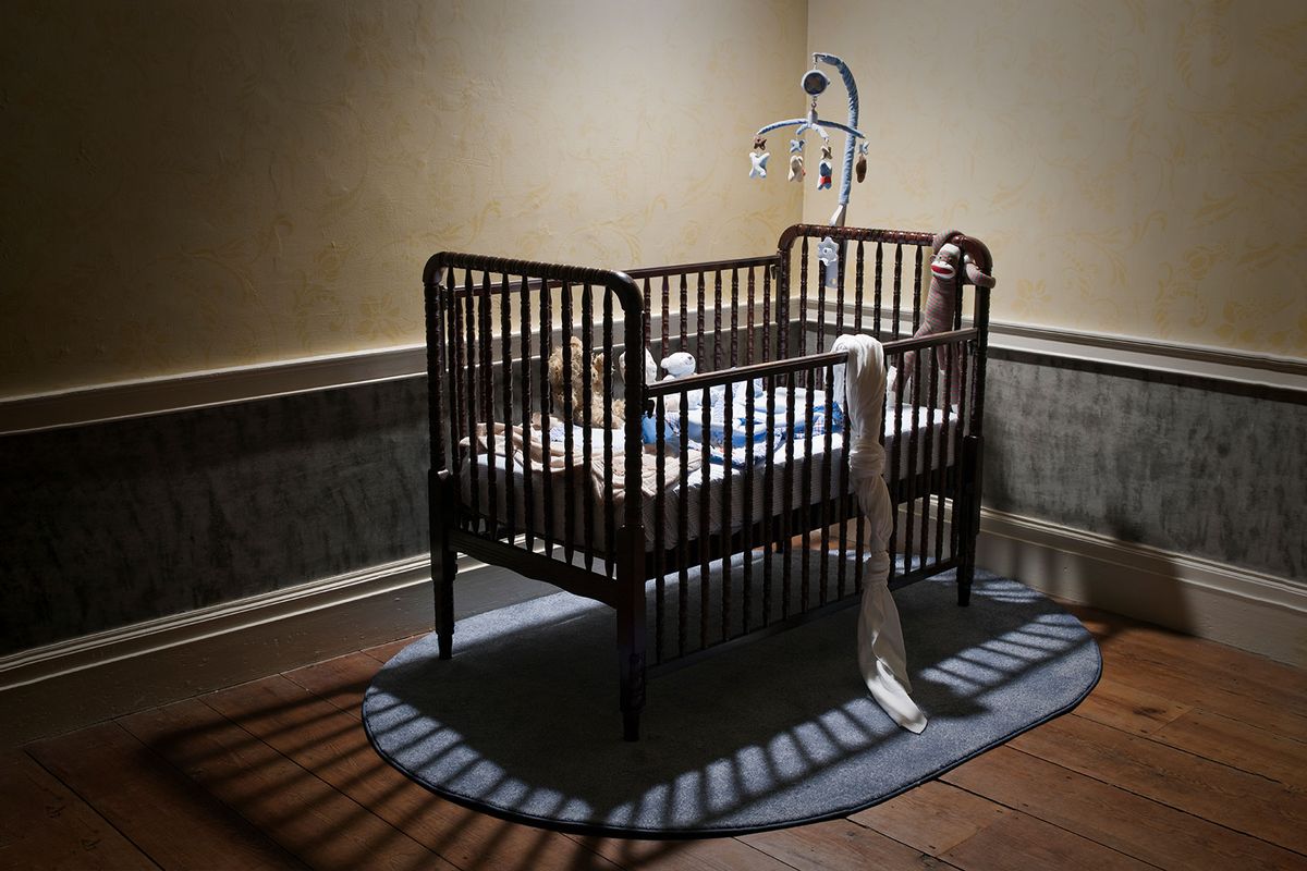 A baby's crib (Getty Images/Todd Warnock)