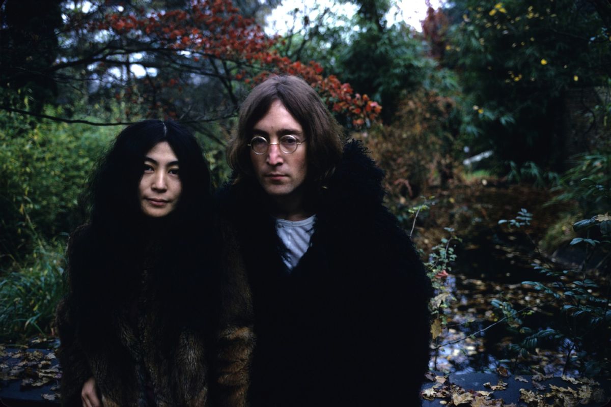 Yoko Ono and John Lennon, December 1968 (Susan Wood/Getty Images)