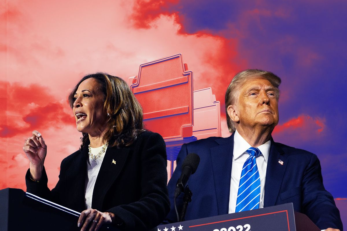 Kamala Harris and Donald Trump (Photo illustration by Salon/Getty Images)