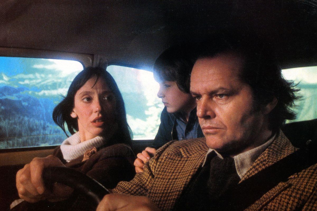 Shelley Duvall, Danny Lloyd, and Jack Nicholson on the set of The Shining (Warner Brothers/Getty Images)