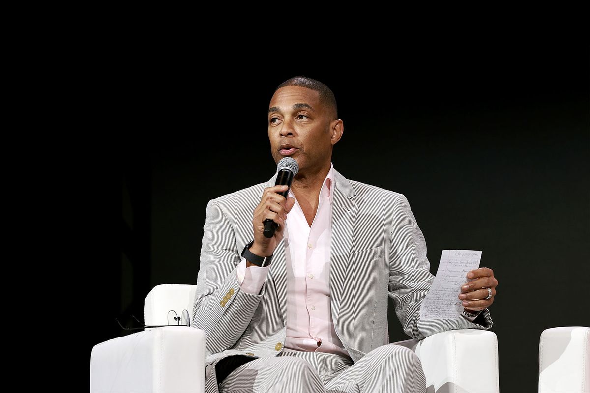 Don Lemon speaks onstage during the 2024 ESSENCE Festival Of Culture™ Presented By Coca-Cola® at Ernest N. Morial Convention Center on July 06, 2024 in New Orleans, Louisiana. (Arturo Holmes/Getty Images for ESSENCE)