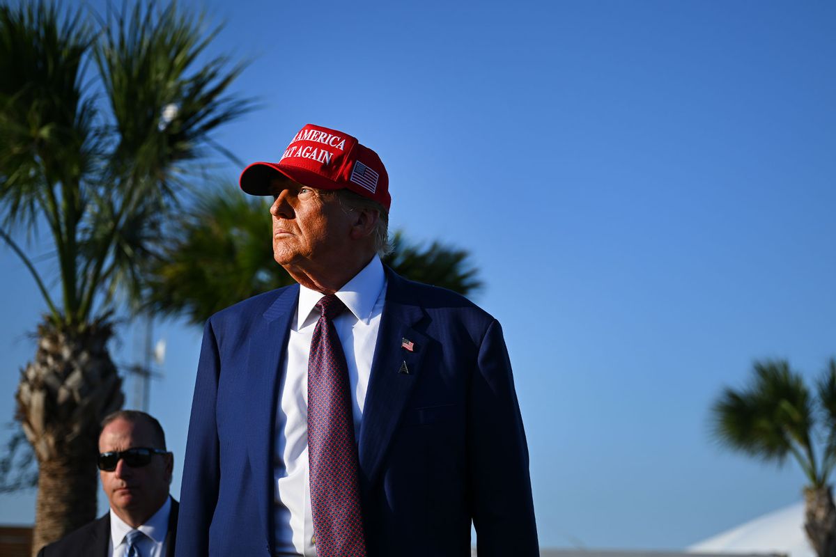 U.S. President-elect Donald Trump attends a viewing of the launch of the sixth test flight of the SpaceX Starship rocket on November 19, 2024 in Brownsville, Texas. (Brandon Bell/Getty Images)