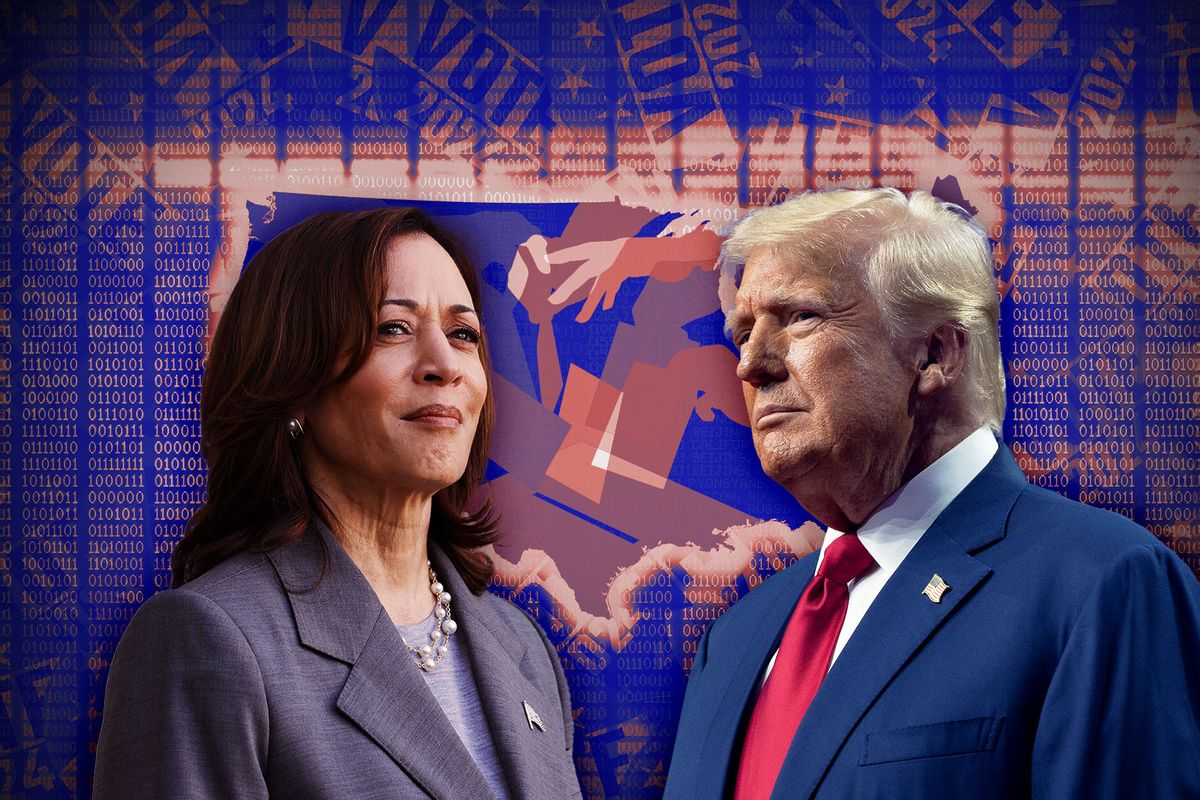 Kamala Harris VS Donald Trump (Photo illustration by Salon/Getty Images)
