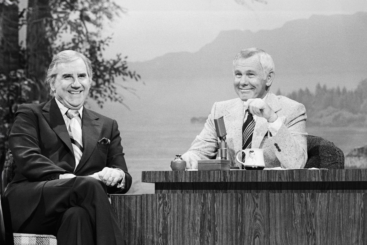 Johnny Carson and Ed McMahon on "The Tonight Show Starring Johnny Carson" (Getty Images/Bettmann Contributor )